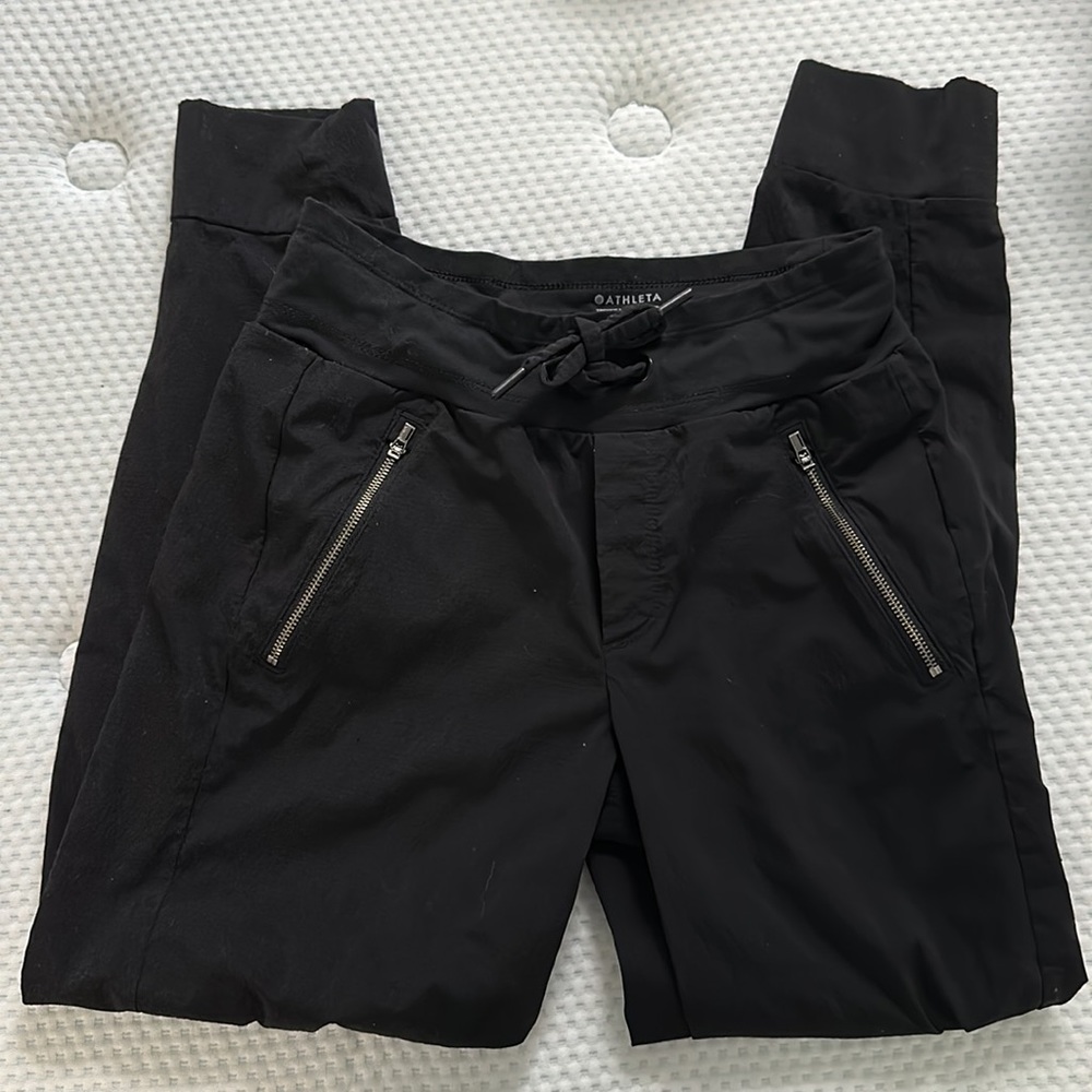 Black Athleta Trekkie North Jogger Pants 0